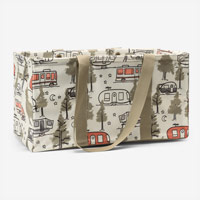 Large Utility Tote - Trees & RVs