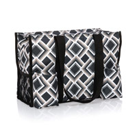 Zip-Top Organizing Utility Tote - Deco Diamond