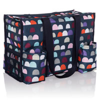 Zip-Top Organizing Utility Tote - Gumdrop Spots