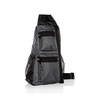 Sling-Back Bag - Charcoal Crosshatch