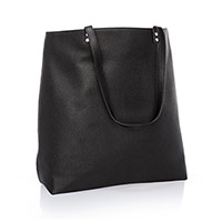 Around Town Tote - Black Beauty Pebble