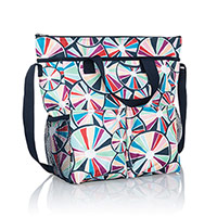 Crossbody Organizing Tote - Pinwheel Party