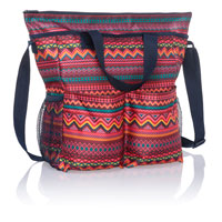Crossbody Organizing Tote - Sierra Stripe