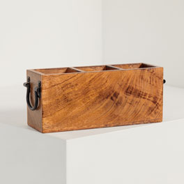 Close to Home Caddy - Natural Wood