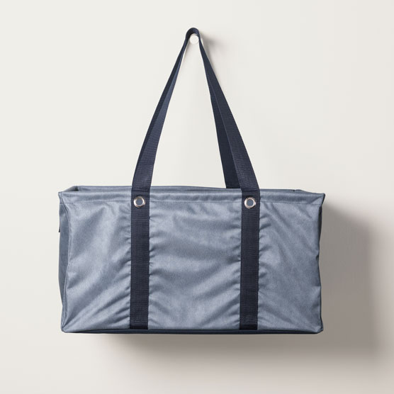 Deluxe Utility Tote - Denim Distressed