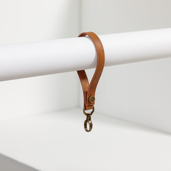 Wristlet Strap - Caramel Distressed Pebble
