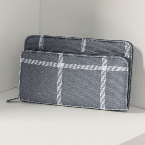 Perfect Cents Wallet - Windowpane Plaid
