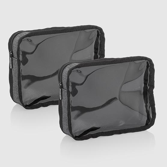 2 Rectangle Pouches - Multi