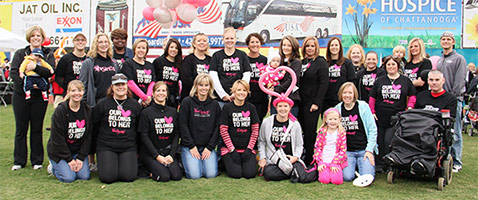 The national Heart Walk team