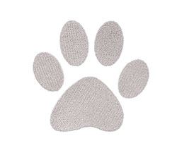 Example of a Paw Print