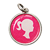 girl profile charm
