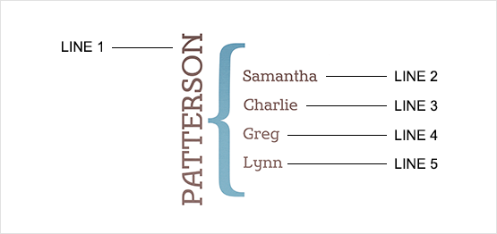 About Us Print example