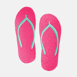 Example of a flip-flops icon-it