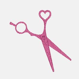 Example of stylist shears