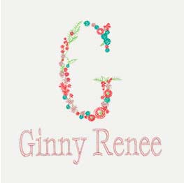 Example of a floral letter