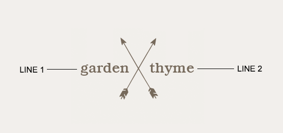 Example of a Arrow Message etching