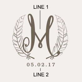 Example of an Feathers etching