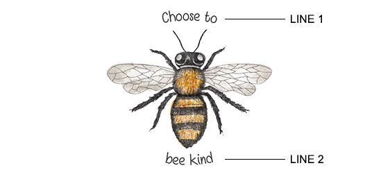 Bee Print example