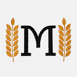 Example of a wheat monogram
